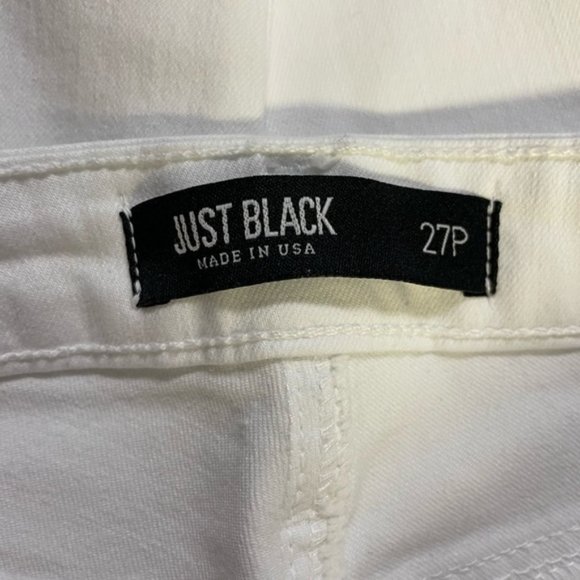 Just Black Denim - Skinny Jean In White - Picture 6 of 8